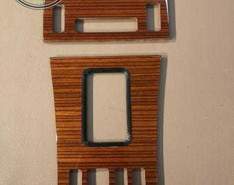 Mercedes W126 500sel 560sel 560sec Zebrano Trim Center Shift