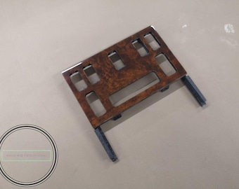 Mercedes w126 climate panel trim 500sel 560sel 560sec burled walnut repro.