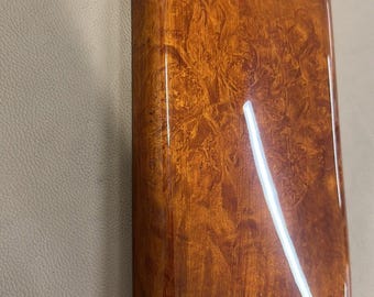 Mercedes r129 wood chestnut wood arm rest cover