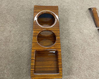 Mercedes w123 cup holder wood zebrano