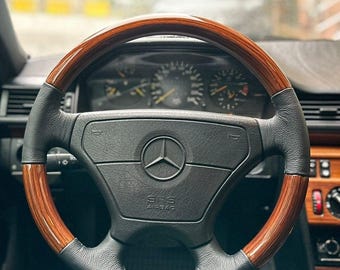 Mercedes Benz W124 W140 W202 Wood Steering Wheel Full Zebrano - Etsy