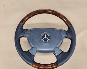 メルセデスベンツ ウッドステアリングホイール R129 R170 Slk W208