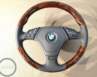 BMW E36 M3 E34 希少ウッドステアリングホイール 3スポーク ユーロOEM
