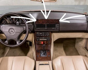 Mercedes r129 dashboard wood cover for mercedes-benz r129 burlwood