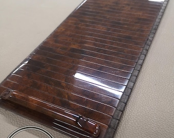 Persiana de madera para consola central Mercedes Benz R129 SL, tipo acordeón, color madera de raíz, 97-01