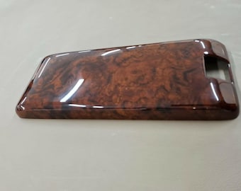 Mercedes R129 Burl Wood Armrest Cover: Refinished Interior Trim