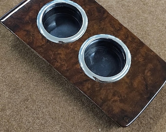 Mercedes r107 560sl cup holder burled walnut fits only 560sl