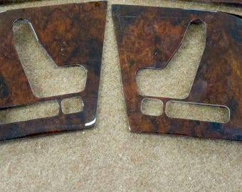Mercedes r129 wood seat adjust trim set burlwood