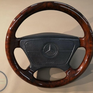 メルセデスベンツ R129 W124 W140 W202 W208 W210 木製ステアリング
