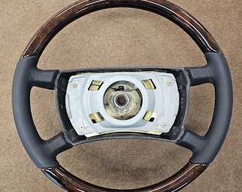 Mercedes w126 w126 wood steering wheel burlwood