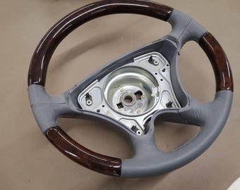 メルセデスベンツ ウッドステアリングホイール R129 R170 Slk W208