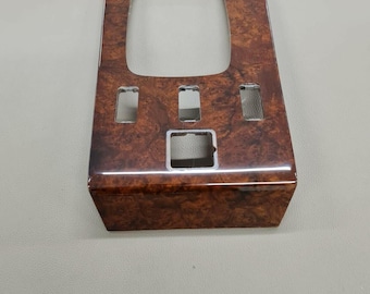 Mercedes R107 Center Console Wood Trim: Burlwood Gear Shift