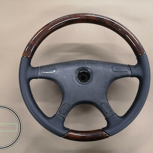 Bmw e32 e30 e34 wood steering wheel bmw 7 serie burled walnut