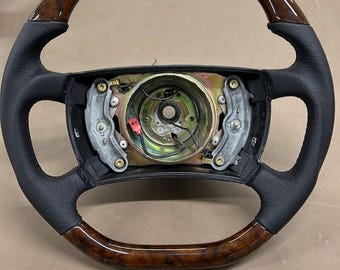 メルセデス SRS バージョン ウッドステアリングホイール R107 W126