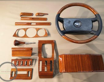 メルセデスベンツ ウッドトリム フルセット w123 ダッシュボード c123