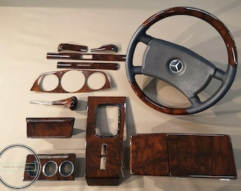 メルセデスベンツ W123 ダッシュボード用ウッドトリム C123 エボニー