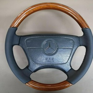 メルセデスのウッドステアリングホイール w124 w462 w463 ゼブラノ