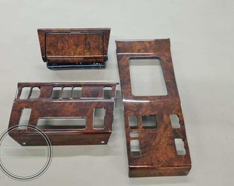 Mercedes W124 Burl Walnut Wood Trim Set - 3 Piece