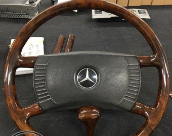 メルセデス・ベンツ フルウッドステアリングホイール 初期型 R107 W123