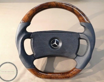 メルセデスベンツW123ウッドステアリング Mercedes Benz Wood Steering Wheel R107 W123 W124 W126 W201amg Look