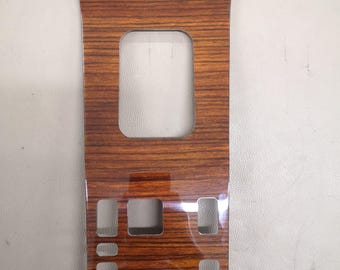 Mercedes W124 Zebrano Wood Shift Trim: Center Console