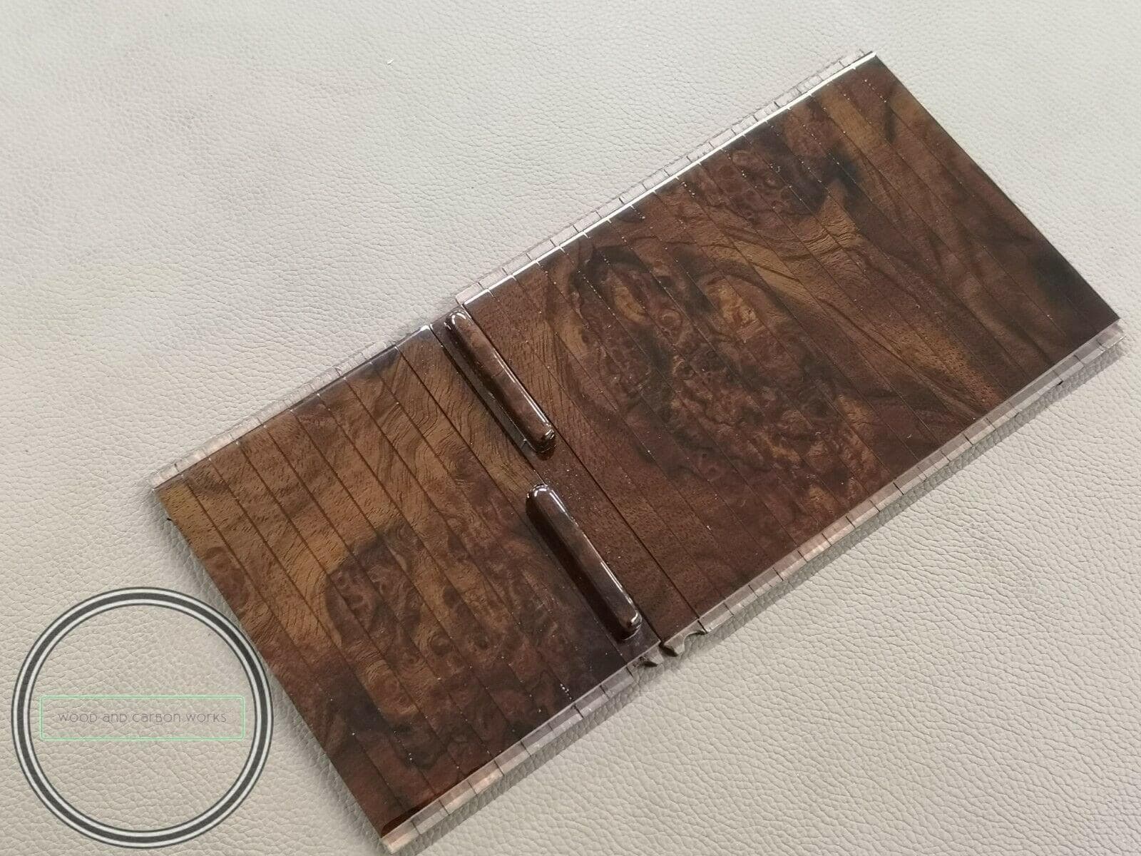 Mercedes R129 SL Apoyabrazos Central Consola De Madera Clara / Nogal