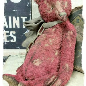 PATTERN ONLY - Vintage Style Mohair Teddy Bear doll PDF sewing pattern artist Whendi&#39;s Bears