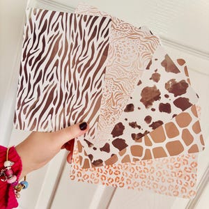 The Wild Collection - intercalaire en papier cartonné mat, illustration originale pour Kindle.