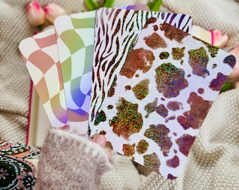 Holo Hides - Cardstock Holographic Insert, Original Illustration for kindles.