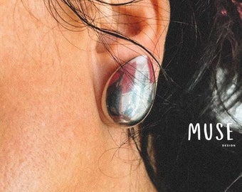 Droplet Gauge and Plug Earrings Teardrop Shape Gauges Earlobe Jewelry Stretched Ears Gauge Earrings