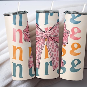 Nurse Life Tumbler Wrap - 20oz Skinny Tumbler Wrap - Medical Sublimation Tumbler - Nurse Week Tumbler Wrap -  Healthcare Tumbler PNG