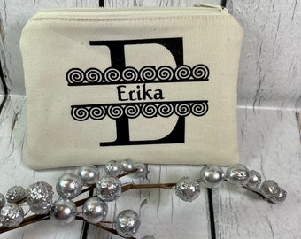 Personalized Knitting Notions Pouch for Knitting, Crochet, Sewing and Craft Notions, Small Gift Idea for Knitter, Gadget or Cosmetics Case