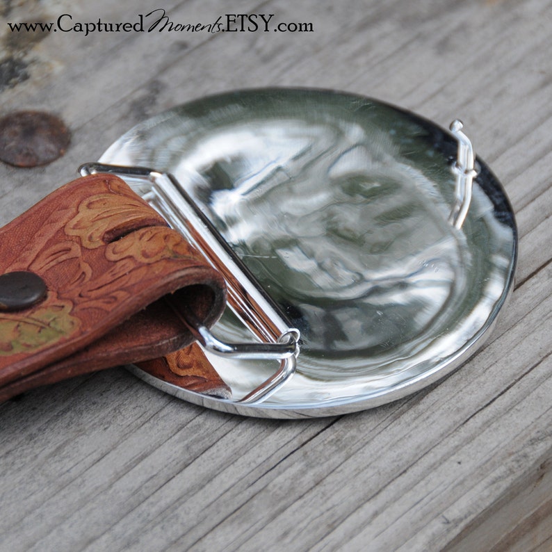 Cowboy UP with this Belt Buckle in Silver Plate image 4