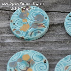 Essential Oil Diffuser Bead for Aromatherapy in a Green with multi specks of color