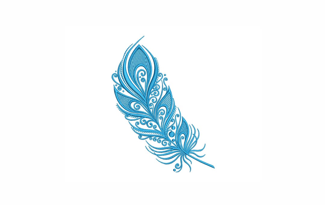 Feather Design Heavy Beaded Embroidery On a Mesh Fabric-Sold By The Panel- Hunter main image 0