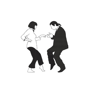 Dance Machine Embroidery Design. 5 Sizes. Digital Download. Instant Download.