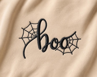 Boo Machine Embroidery Design. 6 Sizes. Halloween Machine Embroidery Design.