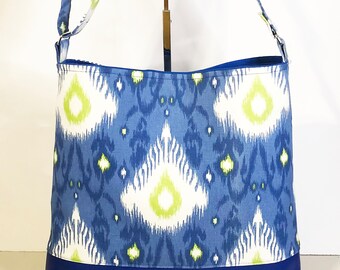 Royal Blue Handbag/Tote with adjustable strap