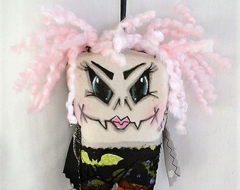 Mini Monster Halloween Vampire Zombie Voodoo Doll - Ornament