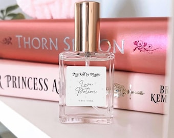 Love Potion Handmade Perfume | Rose | Amber Eau de Parfum | Bookish | Romantasy | Book Lover Gift