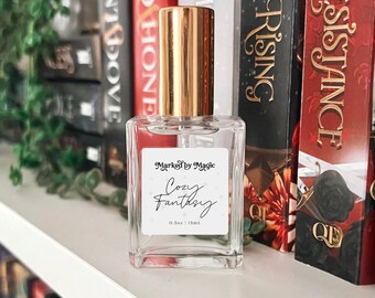 Cozy Fantasy Perfume: Oud, Incense, Baked Blueberry Scent (15mL)