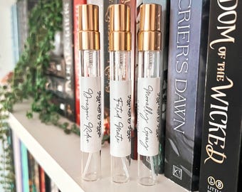 Book Boyfriends Handmade Hoodie Spray Set | Bookish Perfume | Romantasy | Book Lover Gift | Sandalwood Cologne