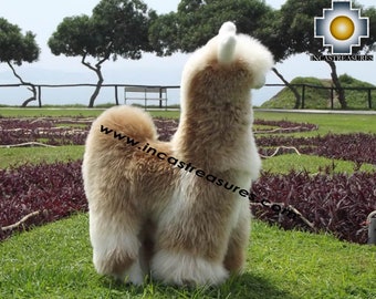 large stuffed llama toy
