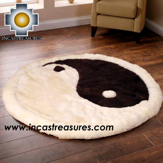 Fur Dog Bed. Handmade Real Alpaca Fur Rug Mat for Dogs. Dog Mat
