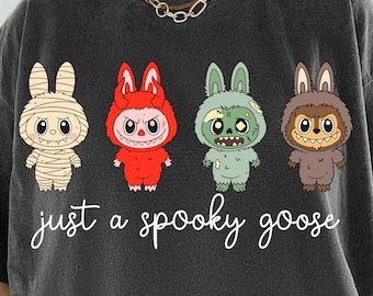 Spooky Goose PNG, schattige Halloween gans clipart, grappige gans kostuum sublimatie, Trick or Treat gans PNG, herfstgans digitaal ontwerp