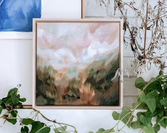 Last Summer Light IV, Fine Art Print Reproduction of a Landscape Painting by Emily Jeffords