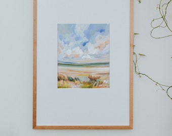 Stay True, Vertical Fine Art Print Reproduction of a Landscape Painting by Emily Jeffords