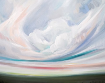 That Beautiful Rush, Fine Art Print Reproduction of a Landscape Painting by Emily Jeffords