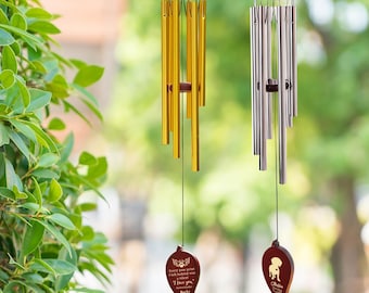 Personalized Pet Memorial Wind Chime, Custom Dog Memorial Gift, Cat Memorial Wind Chime, Pet Loss Sympathy Gift, Pet Name Keepsake