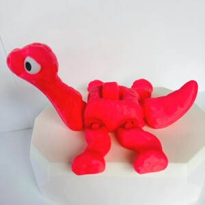 Articulated Animals Apatosaurus Dinosaur 3D Printed Prehistoric Toy Fidget Toddlers Kids Chunky Articulate